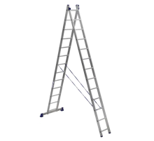 Лестница алюминиевая 2х13 (6,23м)